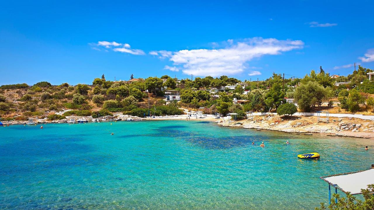 Ξένιος Ζευς Ηλιακτής. Χώρος Χαλάρωσης & Ξεκούρασης Daire Agios Georgios  Dış mekan fotoğraf
